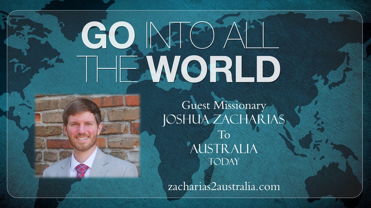 Missionary to Australia- Joshua Zacharius Image